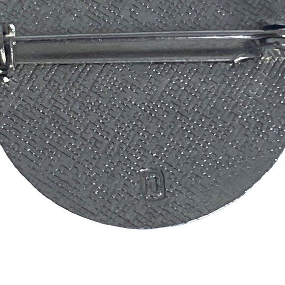 Vintage Pennsylvania Dutch Enamel Hex Pin Brooch Red Blue Hearts Star - Picture 5 of 7